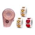 thumbnail image 1 of simhoa Manual Sticker Dispenser Teachers' Educational Supplies for School Classroom Pink, 1 of 7