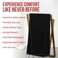 thumbnail image 4 of RIVERSIDE Oversized Bath Sheet 1 Pack 40x80 Soft Cotton Absorbent Towel 600 GSM - Black, 4 of 8