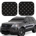 thumbnail image 1 of Vsdgher Mallards And Snowflakes Print Car Windshield Sun Shade, Reflective Sunshade Window Sunshade Sun Visor Protector Fit for Cars,Trucks,SUVs-Medium, 1 of 6