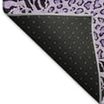 thumbnail image 4 of Addison Rugs Mayfield Premium Machine Washable Transitional Animal Skin Purple Rectangle Rug, 3' x 5', 4 of 5