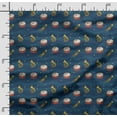 thumbnail image 2 of Soimoi Musical Instruments Print,Cotton Poplin, Sewing Fabric Sold by The Yard 42 Inch Wide,Sewing Craft Quilting/Quilt Making Fabric, Navy Blue, 2 of 5
