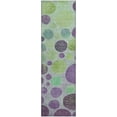 thumbnail image 2 of Addison Rugs Mayfield Premium Machine Washable Transitional Geometric Purple Runner Rug, 2'3" x 7'6", 2 of 6