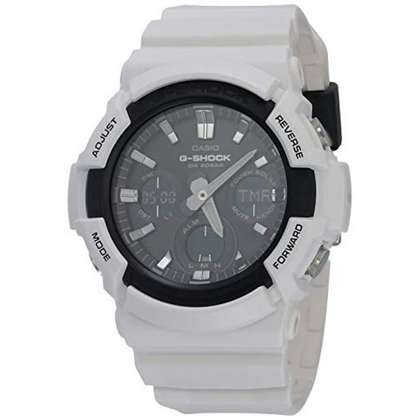 Casio Men s G Shock Analog Digital Tough Solar Watch White