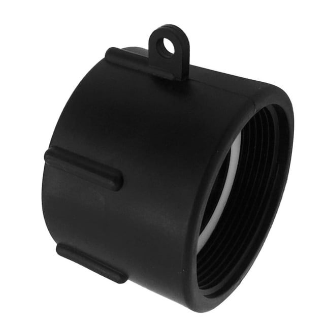 Adaptador de manguera Adaptador de de agua de plástico 60 mm / 2.36 pulgadas Rosca gruesa con tope