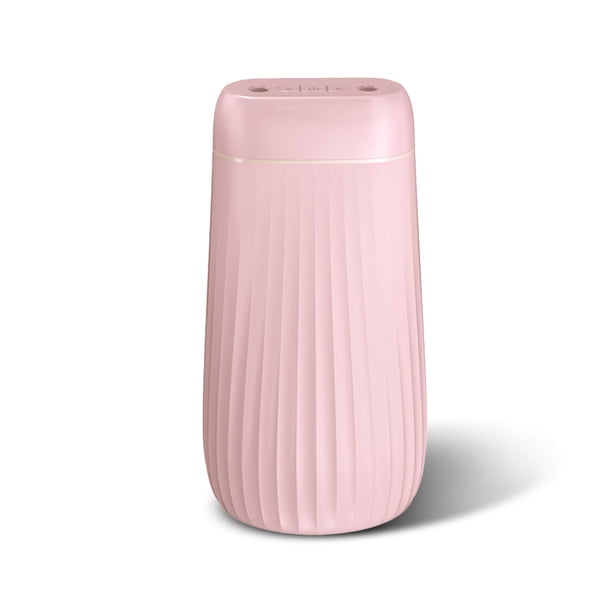 Moyic Humidificador de aire, difusor de niebla con luz nocturna colorida, modo dual, pulverizador de niebla de apagado automático ajustable, blanco Humidificadores Rosa Moyic HA028357-03B