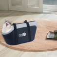 thumbnail image 3 of Soft-Sided Carriers for Puppy & Medium Cat, Portable Pet Carrier Bag, Foldable Travel Carrier for Small Dogs and Cats - black S, 3 of 6