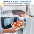 thumbnail image 4 of Rectangular Glass Bakeware Set - 4 Sets of High Borosilicate with PE Lid, Heat-Resistant, Non-Slip Design, Convenient to Use & Easy to Clean, Elegant Design, Color Gray - SL4PBK55, 4 of 7