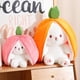 thumbnail image 4 of Conejos Muppet Juguetes Reversible Zanahorias Strawberrys Conejito Almohada Peluche Muñeca Para Niños Niñas, 4 of 4