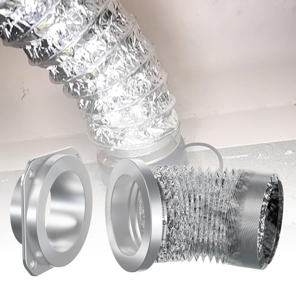 Ywmsfl 180 Degree Steel Dryer Vents Connector Magnetic Quick Connect Design Heat Resistant Adapters for Improved Ventilation