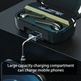thumbnail image 4 of Auriculares inalámbricos Bluetooth 5.2 con pantalla LED negros, 4 of 9