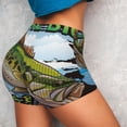 thumbnail image 4 of Sikiie i like big Bass & i cannot lie Print Workout Shorts Women Scrunch Butt Gym Shorts Seamless High Waist Tummy Control Yoga Biker Athletic Shorts-Small, 4 of 8