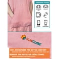thumbnail image 3 of SUN CUBE Surf Poncho Changing Robe with Hood, Thick Quick Dry Microfiber Wetsuit Changing Towel for Surfing Beach Swim Outdoor Sports Women, Absorbent Wearable Towel Cover Up with Pocket, Pink, 3 of 8