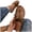 Brown, variant on Women Sandals Ring Toe Sandals Slide Shoes Casual Footwear Buckle Decor Flat Style For Daily Casual Wearing ,Us Size:8.5