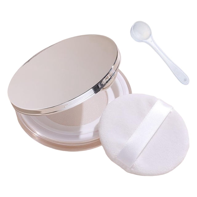 de polvo suelto Recargable Uso diario o accesorio de viaje Herramienta útil, Fácil de Durable Conveniente A Baoblaze Titular de maquillaje
