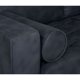 thumbnail image 5 of Sofá 3 cuerpos Landero - Negro Weik Contemporáneo, 5 of 6