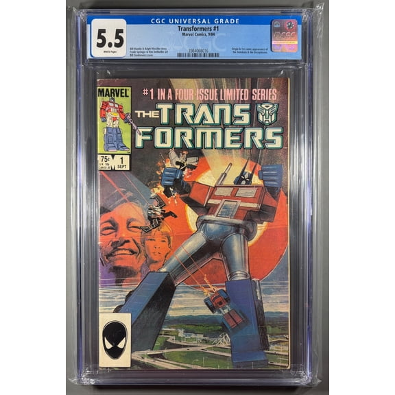 Transformers #1 - CGC 5.5 Comic Book
