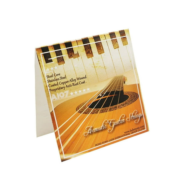 MERRYHAPY 6Ud Accesorios Para Guitarra Folk Cuerdas De Latón Con Y Gran Resistencia