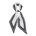 thumbnail image 1 of Elegant Silk Scarf With Paisley And Polka Pattern For Versatile Long Neck Wrap And Hair Accessory, 1 of 4