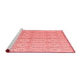 thumbnail image 2 of Ahgly Company Machine Washable Indoor Square Abstract Red Modern Area Rugs, 8' Square, 2 of 4