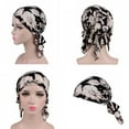 thumbnail image 2 of Gorro de quimio Yuyangstore Gorro de turbante musulmán para mujer 2 piezas, 2 of 8