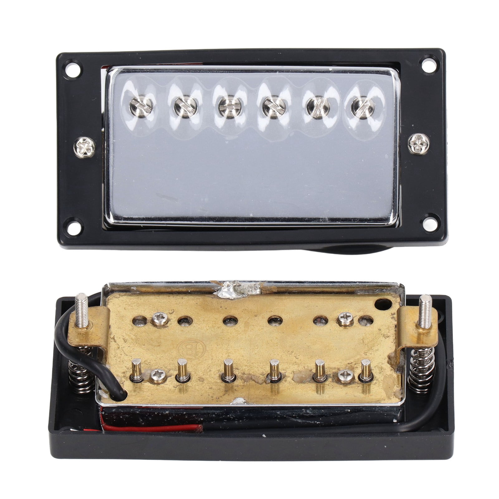 Double Coil Pickup Neck Bridge Metal for LP Style Electric Guitar Parts Replacement