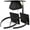 Black Graduation Cap Headband 2p, variant on PUNCHMAN Graduation Cap Headband Insert- Black 1 Pack Firm Anti-fall Hair Band,Graduation Hat Headband Holder for Secure Grad Cap And Hairstyle,Hat Accessories for Graduates,Students,Girls