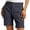 Grey, variant on Dress Shorts for Women Summer Elastic Waist Straight Leg Loose Fit Business Casual Office Work Shorts with Pockets