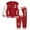 Crimson red, lightning mcqueen, variant on Disney Cars Lightning McQueen Fleece Varsity Bomber Jacket and Jogger Pants Outfit Set Toddler to Big Kid