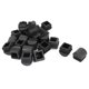 thumbnail image 1 of 24 Piezas Cuadradas Multi-Gauge Inserto Negro 25mmx25mm para Tubo de Sección de Caja, 1 of 1