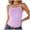 Purple, variant on Yammkia Casual Outfits for Women Womens Loose Fit Casual Flowy Tank Tops Square Neck Trendy Sleeveless Summer Tops Clothes Spring Outfits 2026(Light Gray,XL)