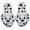 Dalmatian Dog, variant on Adorable Faux fur Thong Slides Womens open toe dalmatian spotted dog Slippers (US 7-8, Dalmatian Dog)