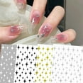 thumbnail image 3 of vnanda Fashionable Nail Art Designs 3pcs Star Nail Art Stickers Self-adhesive Versatile Design Manicure Decals for Phone Cases Diy Decorations, 3 of 8