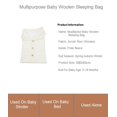 thumbnail image 3 of Sleeping Bags Envelope Winter Sleepsack Sleep Sack-Beige Yellow 420G, 3 of 5