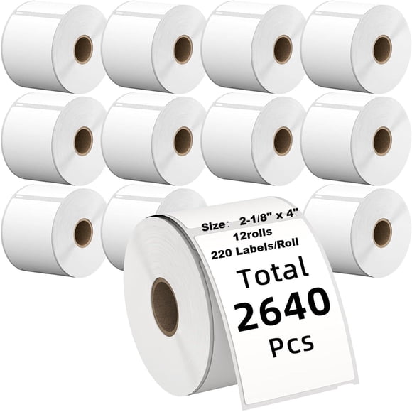 Etiquetas de envío Kingtac Dymo 30323 54 mm x 101 mm 2640 Etiquetas