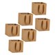 thumbnail image 5 of TABLZONE 6Ud Bolsa De Papel Kraft Marrón Para Almacenaje Con Gran Capacidad Y Cuadrado, 5 of 8
