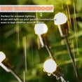 thumbnail image 5 of Solar Garden Lights, Solar Swaying Light, Sway by Wind, Solar Outdoor Lights, Yard Patio Pathway Decoration, High Flexibility Iron Wire & Heavy Bulb Base, Warm White (4 Pack) ﻿, 5 of 6