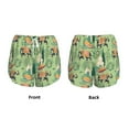 thumbnail image 3 of Gukieu Indian elephant Print Women's Sports Shorts with Drawstring Elastic Waistband for Running, Yoga, Fitness-Medium, 3 of 7