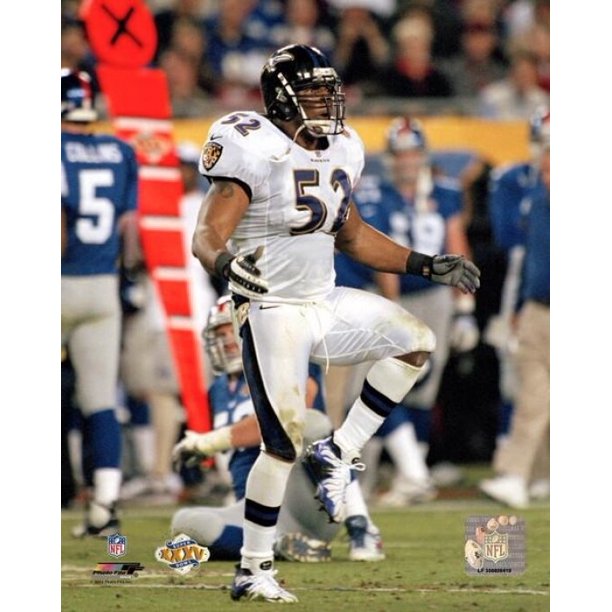 Ray Lewis Super Bowl Xxxv Action Photo Print 5846