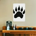 thumbnail image 6 of 1PC 8x12 Inch Metal Wall Art - Animal Paw Print Decor for Home Office, Rustic Finish, Gift Idea(2), 6 of 8