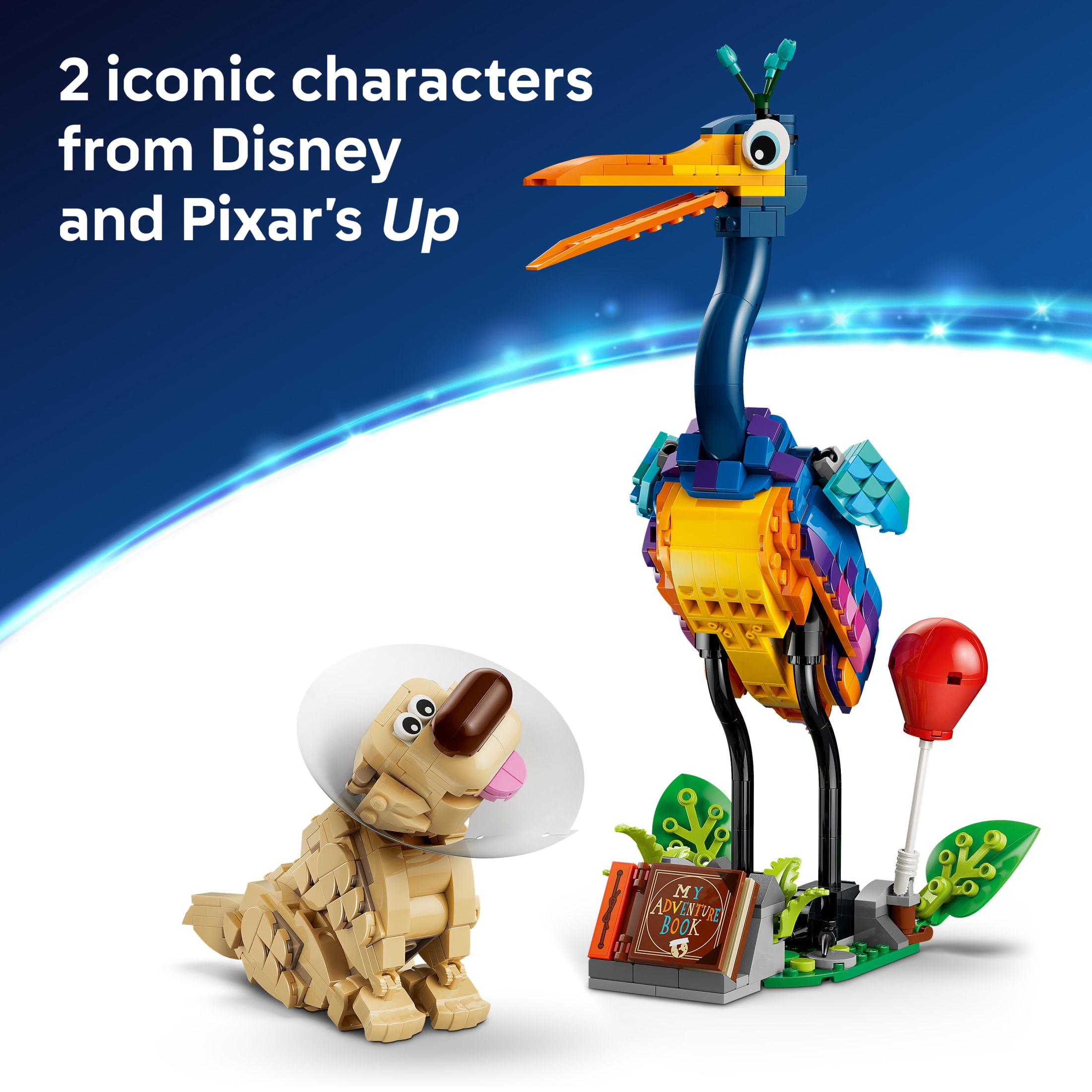 LEGO Disney Pixar Kevin & Dug - Up Movie Building Toy for Girls & Boys, Ages 9+ - Birthday Gift for Kids - Movie Collectible for Bedroom, Shelf Decor - 43290