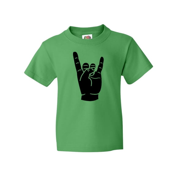 Inktastic Rocker Horns Youth T-Shirt