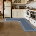 thumbnail image 6 of Tyidzon L-Shaped Corner Kitchen Mats for Floor Memory Foam Non-Slip Washable Absorbent Oil-Resistant Kitchen Rug, 47X47X18 inch, 6 of 7