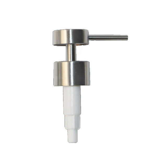 RYRDWP New 304 Soap Pump Stainless Steel Liquid Lotion Dispenser Replacement Jar