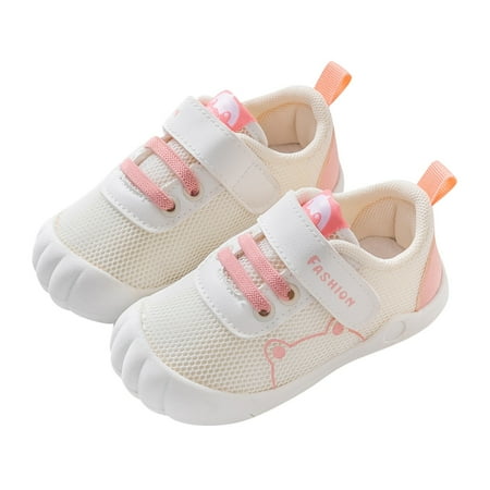 kamemir Sock Shoes Toddler Baby Boy Girl Shoes  Soft Sole  Anti-Slip  Infants/Toddler Sneakers(Pink 7 )