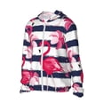 thumbnail image 2 of Easygdp Pink Flamingos Lightweight Long Sleeve Sun Shirt Sports long-Sleeved Sun Protective Clothing, Quick Drying Breathable - Medium, 2 of 9