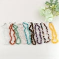 thumbnail image 6 of Natural Stone Irregular Gemstone Beaded Choker Necklace for Women Bohemian Crystal Jewelry, Blue Turquoise, 6 of 7