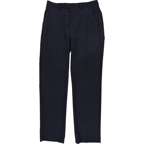 Lauren Ralph Lauren Mens Classic Fit Dress Suit Pants Navy Plaid 36 x 30