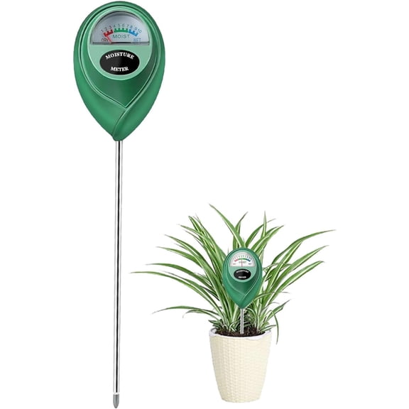 YSPUKY Moisture Meter for Plants, Soil Test Kit Plant Water Meter for Indoor & Outdoor, Garden, Farm, Lawn Plant Care, No Battery Needed(Green)