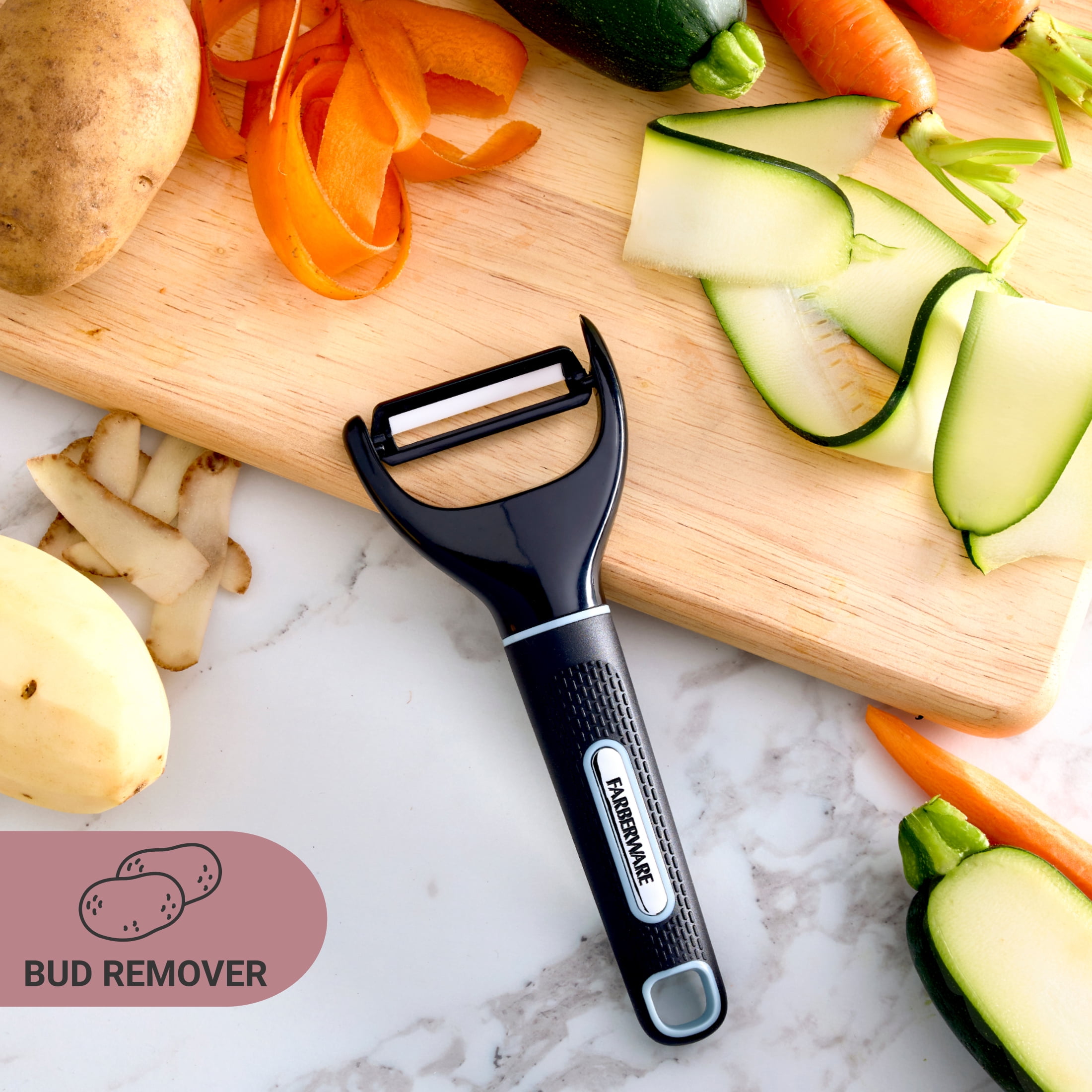 Farberware Soft Grips Ceramic Blade Y Peeler