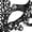 Black, variant on REGALWOVEN 6-Pack Masquerade Mask,Lace Eye Mask Set for Halloween, Carnival, Prom Ball, Costume Party Bulk Black Wolf Head 6.3" x 3.1"